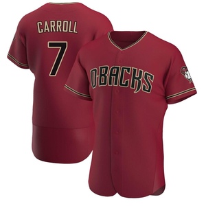 Men's Arizona Diamondbacks Corbin Carroll Authentic Crimson Alternate Jersey